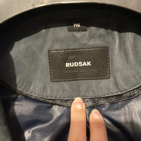 Distressed Rudsak Leather Jacket - Picture 6 of 16